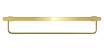 Полка для полотенец Wonzon&Woghand First WW-8481-LG глянцевое золото