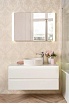 Мебель для ванной Jacob Delafon Madeleine 100 см с подсветкой, глянцевый белый