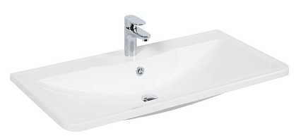 Тумба с раковиной BelBagno Acqua 90 см напольная Bianco Lucido