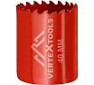 Коронка биметаллическая по металлу 40 мм Vertextools 2525-40