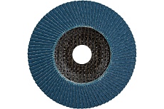 Круг лепестковый торцевой, угловой, цирконат 100% 125х22.2 мм, P-100 ABRAFORM AF-FLAP-CN-125-P100-ZR100