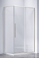 Душевой уголок Vincea Слим-Н (Slim-N) VSR-4SN8013CLBN 130x80 брашированный никель, прозрачное
