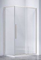 Душевой уголок Vincea Слим-Н (Slim-N) VSR-4SN8013CLBN 130x80 брашированный никель, прозрачное