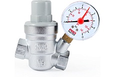Редуктор давления PROFACTOR мембранный, с манометром, 1/2&quot; PF PRV 253G