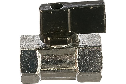 Шаровой кран ELSEN MINI прямой 3/8 3/8 ВВ ручка-бабочка EV92.3838