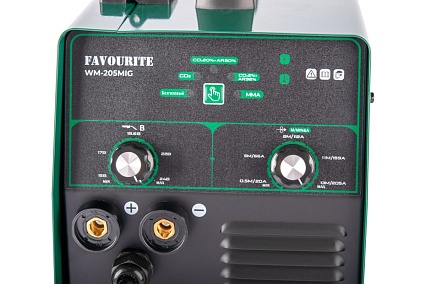 Инверторный сварочный полуавтомат Favourite 200А 5 кг WM-205MIG