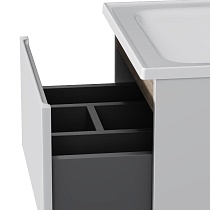 Тумба с раковиной Am.Pm X-Joy 50 см подвесная, белый глянец