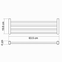 Полка WasserKRAFT Berkel K-6811