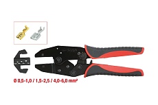 Обжимные клещи для штепсельных гнезд KS Tools Ø 0,5-6 мм² 115.1435