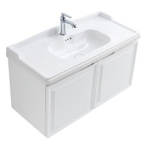 Мебель для ванной Cezares Giubileo 100 см с полками, Bianco Lucido