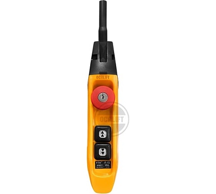 Пульт управления OCALIFT 2 кнопки М5 2 скорости, стоп, ключ, IP55 TNHA1-61FYS