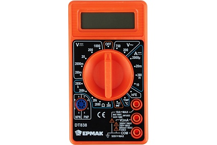 Цифровой мультиметр Ермак DT-838 660-005