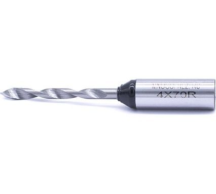 Сверло присадочное сквозное усиленное KJ1-V40203R (4х70 мм; хв-к 10 мм; правое вращение) МНОГОФРЕЗ 6566