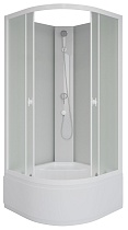 Душевая кабина Niagara Promo P80/40/MT/BK 80x80 стекло матовое, без крыши и г/м