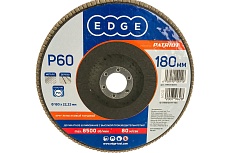 Круг лепестковый торцевой КЛТ (180х22.23 мм; P60) EDGE by PATRIOT 819010014