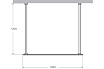 Душевая перегородка Cezares Liberta 140x195 LIBERTA-L-2-140-120-C-Cr прозрачная, профиль хром