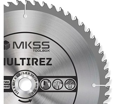Диск пильный универсальный MKSS Toolbox MU2100 210x60Тх1.5/2.4x30/20мм Multirez MU21006030
