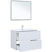 Мебель для ванной Aquanet Арт 90 см белый матовый