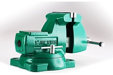 Слесарные тиски Sata 5&quot; 133 мм, с поворотным механизмом, вес 21 кг 70842