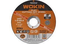 Диск отрезной по металлу 180x1.6x22.2 мм, 8500 об/мин, тип 41 Wokin 1352976