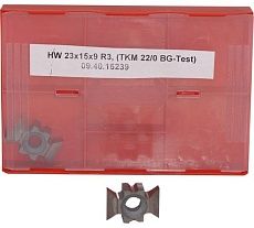 Кромочная пластина ILMA HW 23x15x9 R3, (TKM 22/0 BG-Test) 09.40.15239