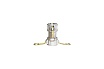 Камлок TITAN LOCK типа DD (переходник розетка 1,5" х розетка 1,5"), алюминий, TL150DDAL