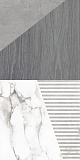 Плитка Laparet Savage серый узор 25х50 см, 34078