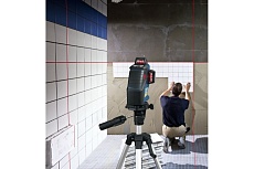 Линейный лазерный нивелир Bosch GLL 3-80 P + настенное крепление BM1 + приемник LR2 0.601.063.308