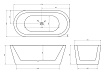 Акриловая ванна Abber AB9345-1.7 170x80