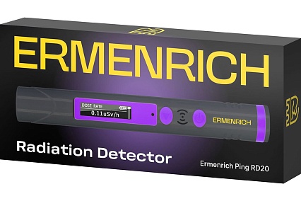 Дозиметр Ermenrich Ping RD20, фиолетовый 84639
