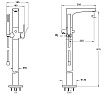 Напольный смеситель Vitra Root Round A42741EXP хром