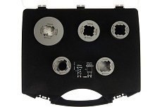 Набор алмазных коронок Dry Speed X-LOCK (25-68 мм; 5 шт.) Bosch 2608599037