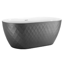 Акриловая ванна Black&White Swan SB320 Grey 170x78 серый