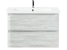 Тумба с раковиной BelBagno Albano-Cer 80 см Rovere Vintage Bianco