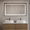 Зеркало BelBagno SPC-KRAFT-1400-800-SENS-NERO 140x80 см сенсорный выключатель, черный