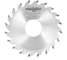 Диск пильный HW пазовый (100x30x4/3 мм; Z20 WZ) Golden Eagle TL00001338