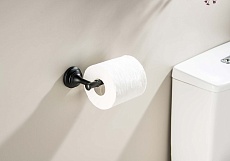 Держатель туалетной бумаги Aquatek Классик AQ4508MB черный матовый