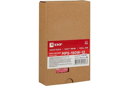 Блок питания EKF 12В MPS-150W-12 Proxima mps-150w-12