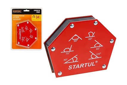 Угольник магнитный для сварки 34 кг STARTUL ST8540-34