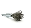 Щетка концевая EuroBrush 12 мм c хвостовиком 6 мм, ворс гофр нерж сталь 0.30 мм, до 18000 об/мин (код 13-083) EB-E12SS1