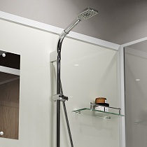 Душевая кабина Niagara Standart ST100/80/15Q/BK 100x80 стекло прозрачное, без крыши, без г/м