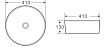 Раковина BelBagno BB1315-H301 41 см, черный матовый