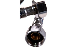Подводка для воды СТМ сталь, 1/2&quot;, гайка-гайка, 180 cм CWFHF180