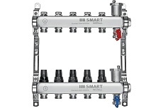 Комплект коллекторов Smart Install нерж. ст., с термостат. клапанами, 1x3/4-10 вых., 53140S