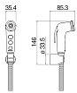 Гигиенический душ Nobili Rubinetterie AD146/52BB Chrome and Polar white