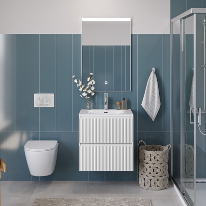 Мебель для ванной BelBagno Uno 60 см Bianco Opaco