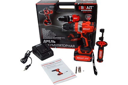 Аккумуляторная дрель Brait BCD20SUMBL 21.01.131.070