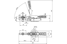 Автоматизированный горизонтальный прижим KUKAMET усилие 286 кг 121-3