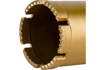 Коронка алмазная по бетону 63/400 мм, 6 сегментов, 1 1/4 GOLDEN DRAGON 063/400.11/4.GD