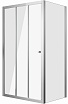 Душевой уголок Grossman Falcon GR-D100-P100Fa 100x100 прозрачный, хром